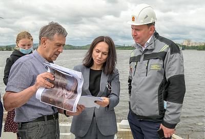 Виктория Казакова: «Масштабы реконструкции набережной Тагильского пруда впечатляют» 