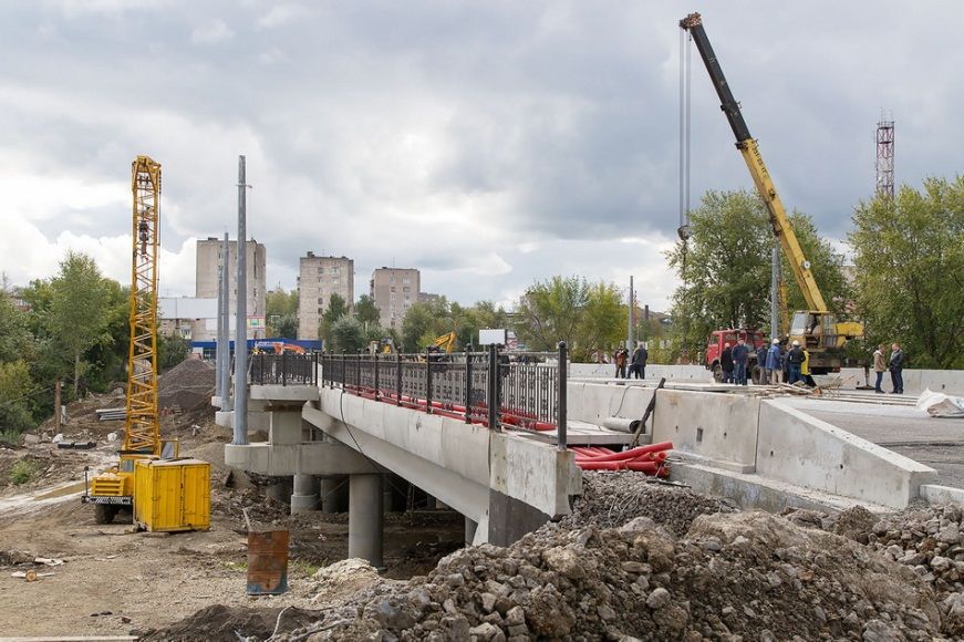 Reconstruction of the bridge over the Tagil river in Frunze Street
