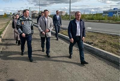 Владислав Пинаев положительно оценил ход дорожного строительства 