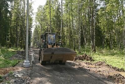 Несмотря на капризы погоды подрядчики намерены к осени закончить благоустройство парка Рудника