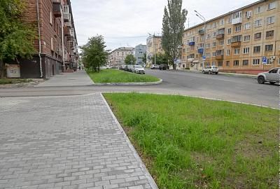Завершается благоустройство улицы Октябрьской революции