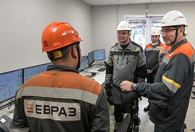 Глава города принял участие в торжественном запуске новых объектов на ЕВРАЗ НТМК