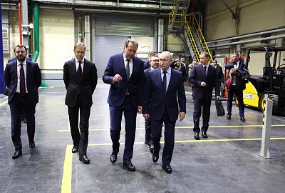 Владимир Путин посетил «Уралвагонзавод» в Нижнем Тагиле