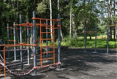 Несмотря на капризы погоды подрядчики намерены к осени закончить благоустройство парка Рудника