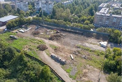 На Вые подрядчики приступили к строительству крытого катка
